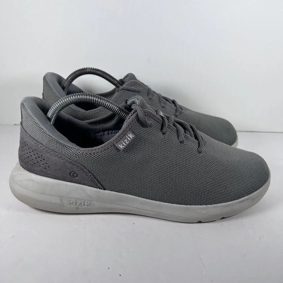 Kizik Madrid Eco Knit Hands Free Lace Up Shoes Sneakers Men's Size 10 Wide - Picture 1 of 8